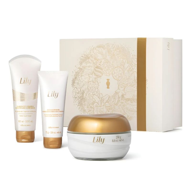 KIT PRESENTE LILY ACETINADOS (3 ITENS)